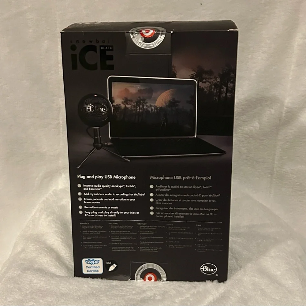 NEW Snowball Ice Black USB Microphone